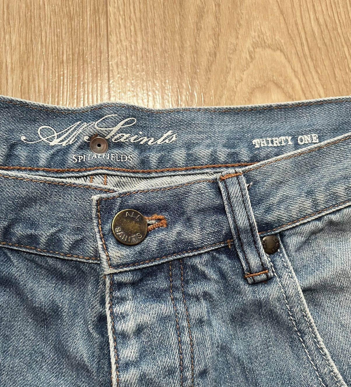 Allsaints Allsaints Denim Pants Size US 31 - 8 Thumbnail