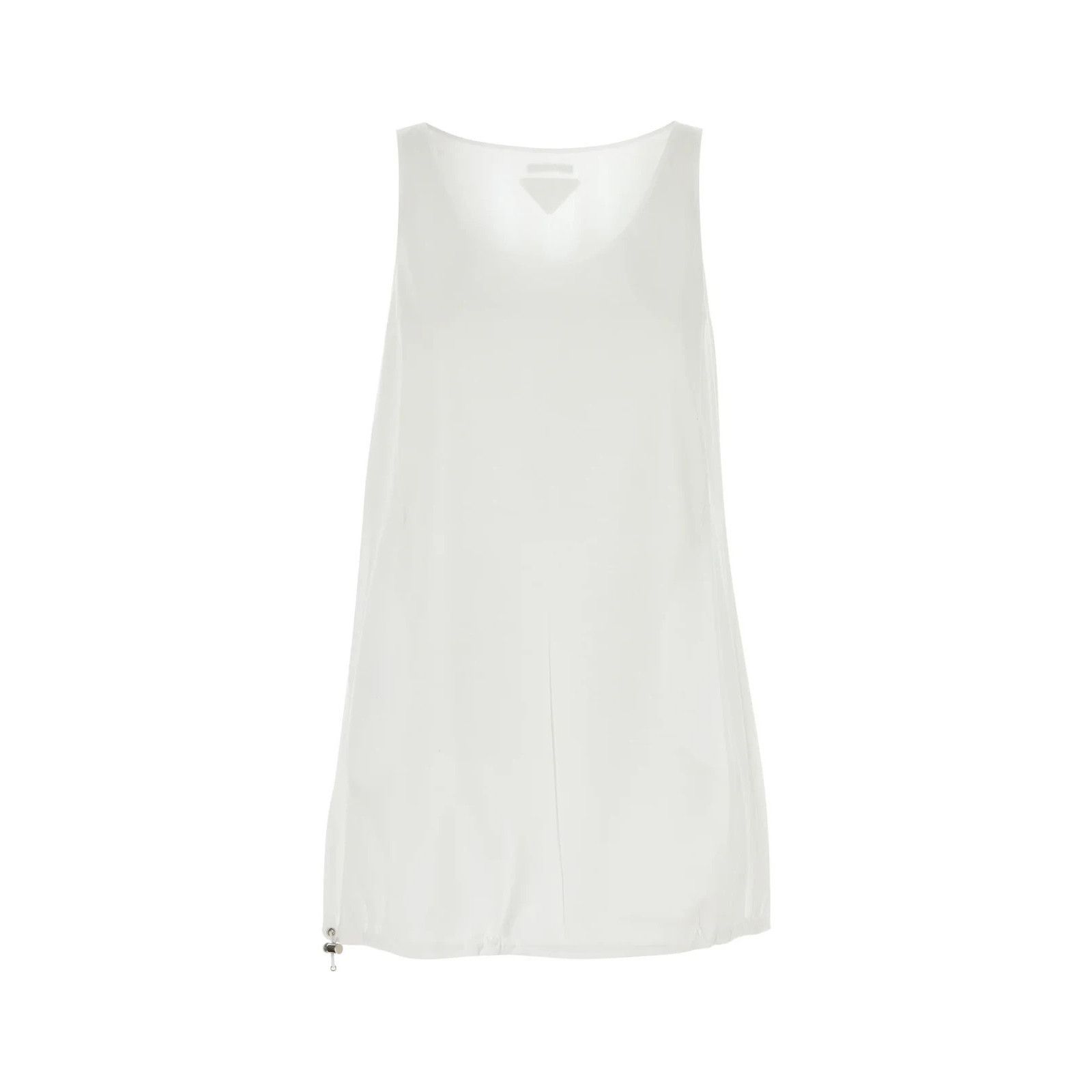 Prada PRADA White Cotton Reversible Mini Dress New And Authentic ( Size M / US 6-8 / IT 42-44 - 1 Thumbnail
