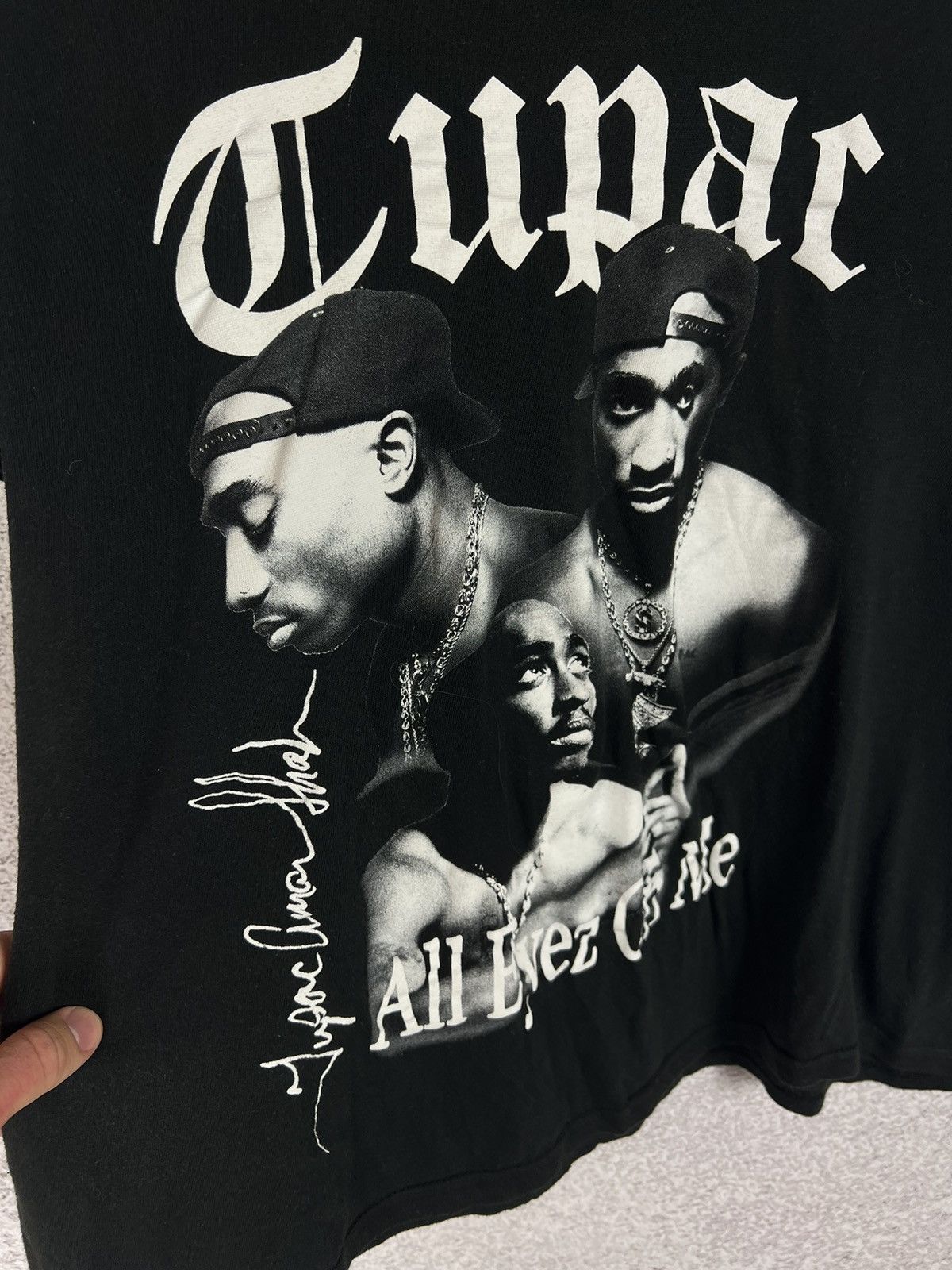 Band Tees Vintage 2Pac Tupac Rap Tee All Eyes On Me T-Shirt Size US S / EU 44-46 / 1 - 3 Thumbnail