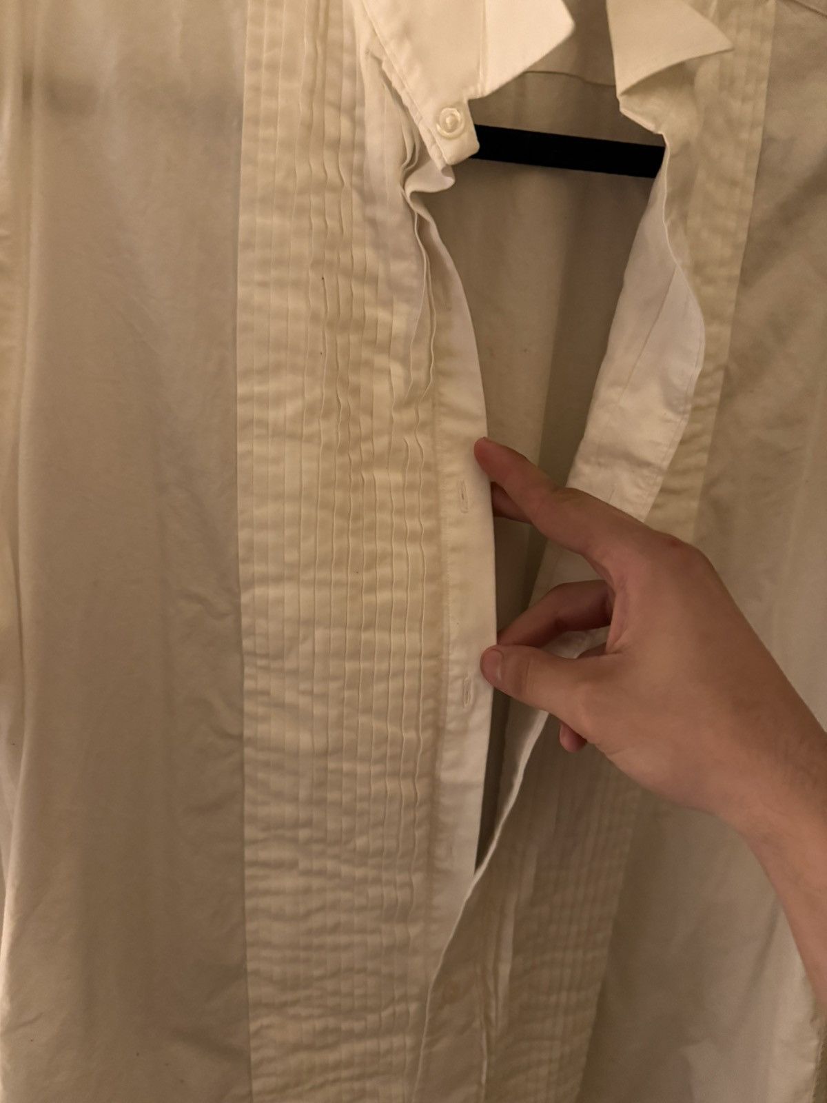Christian Dior Monsieur Made in the USA Christian Dior tuxedo shirt from the 80’s Size 42R - 4 Thumbnail