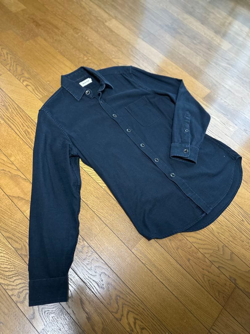 Taylor Stitch The Mechanic Shirt in Black Slub Sateen Size US S / EU 44-46 / 1 - 3 Thumbnail