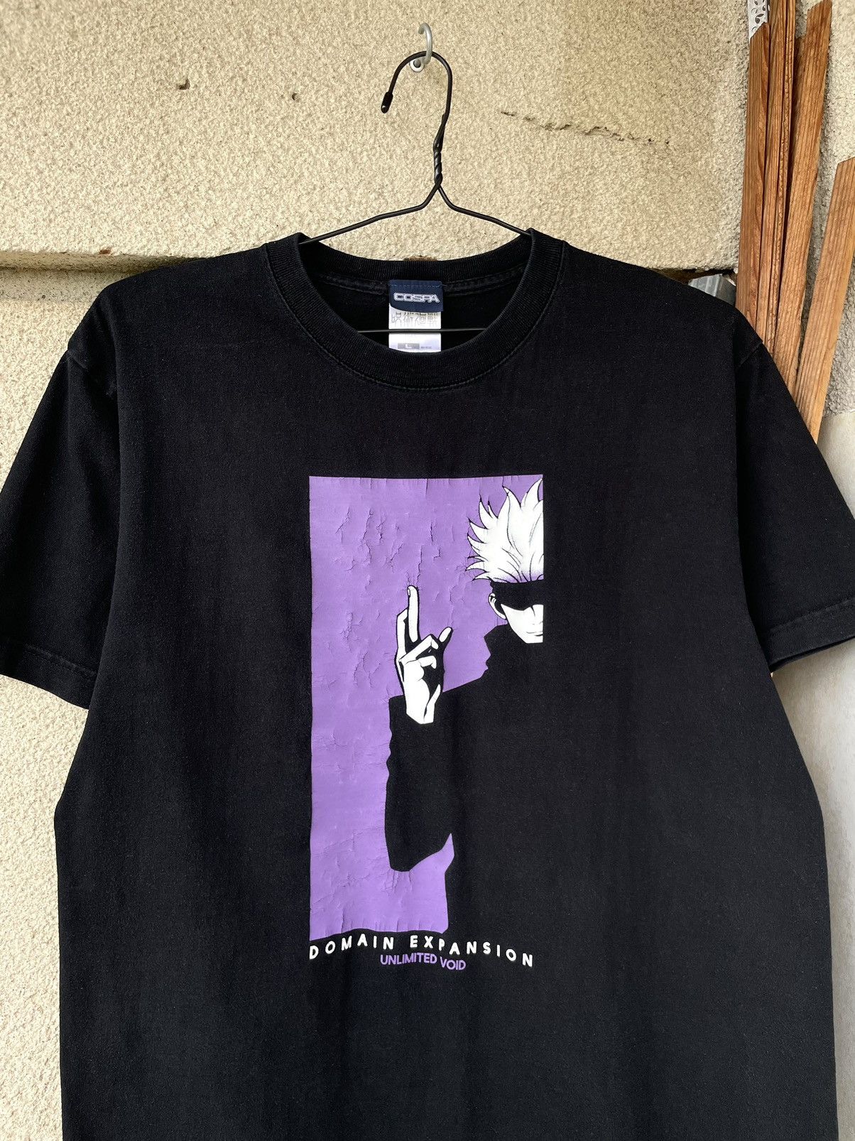 Vintage 00s Jujutsu Kaisen Gojo Satoru Anime Manga T-Shirt