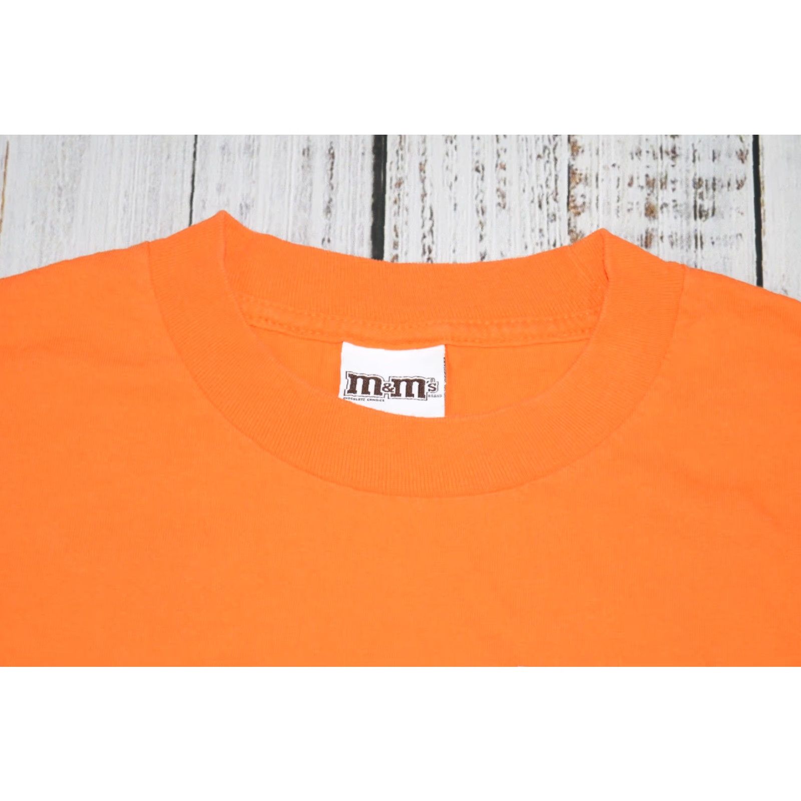 Logo 7 VINTAGE M&M's LOGO “I’m Surrounded By Nuts” T-SHIRT L Mens Orange 2000s Cartoon Funny Logo 2007 GAG Decade 90s? Size US L / EU 52-54 / 3 - 3 Thumbnail