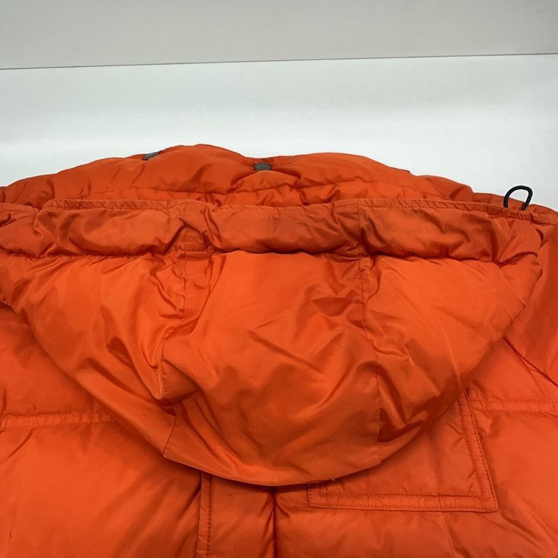 Prada Prada Orange Glossy Triangle Logo Down Jacket-2506 Size US XL / EU 56 / 4 - 2 Thumbnail