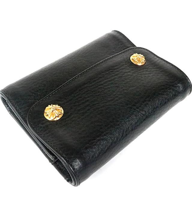 Chrome Hearts Chrome Hearts 22k Cross Button Wallet Size ONE SIZE - 3 Thumbnail