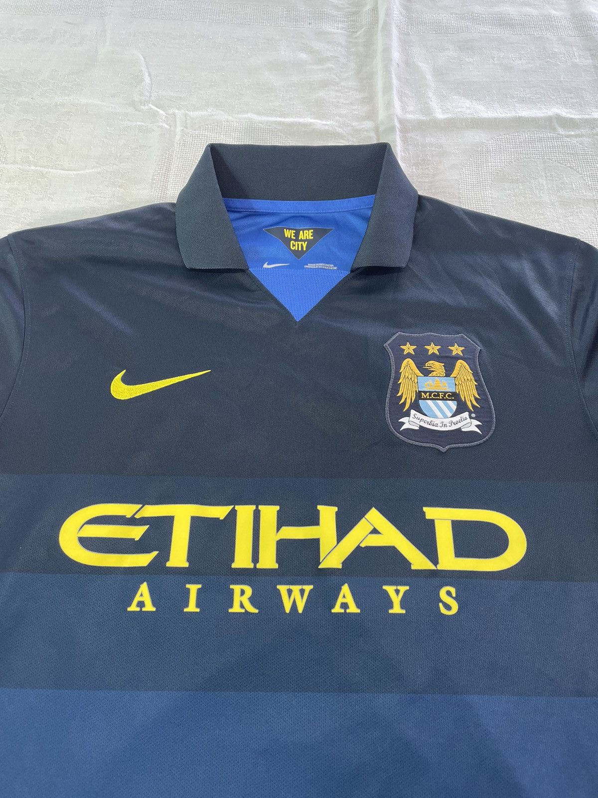 Nike Manchester City 2014 2015 Football Jersey Nike 611051-476 Size US M / EU 48-50 / 2 - 4 Thumbnail