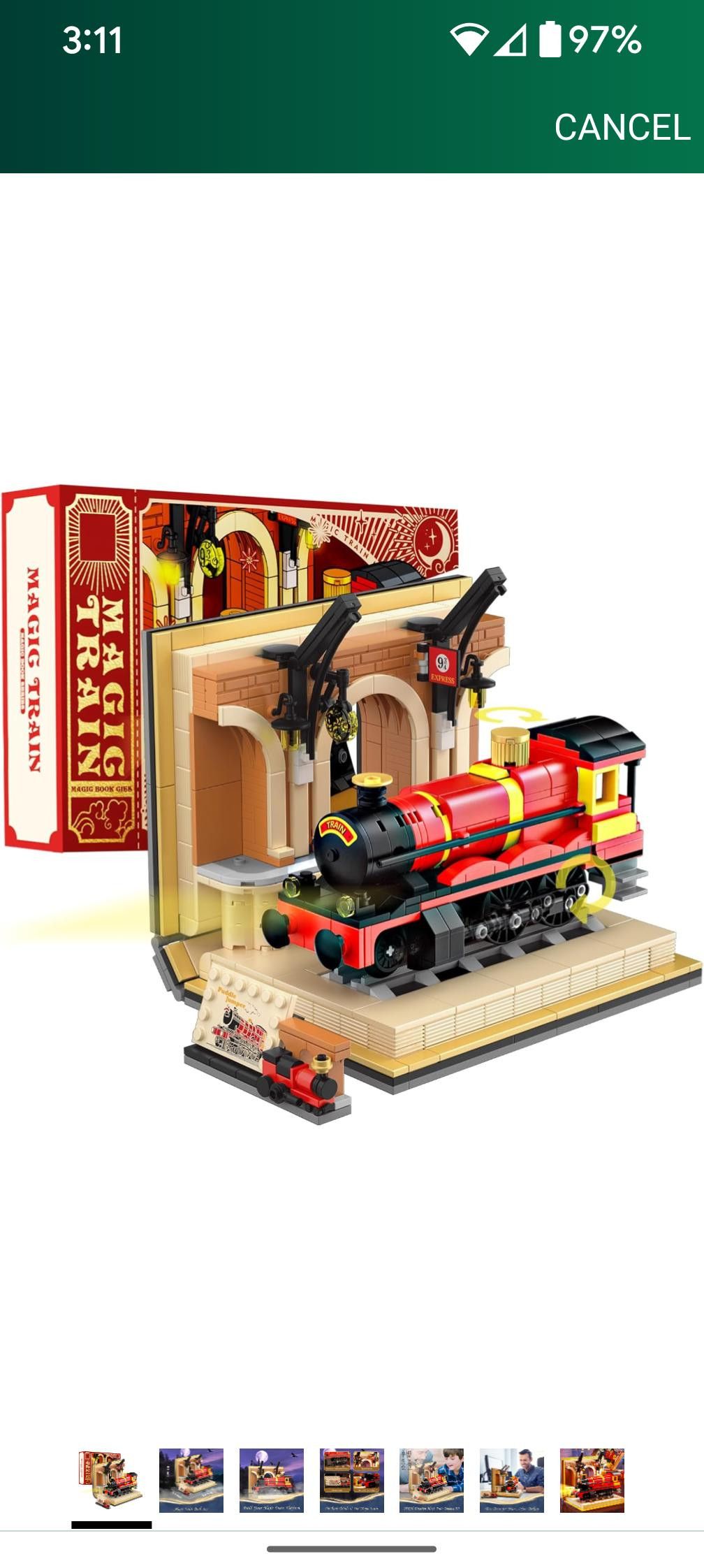 NBDN Nobrandedon Magic Express Train Station Building Toy STEM (929 PCS) Size ONE SIZE - 8 Thumbnail