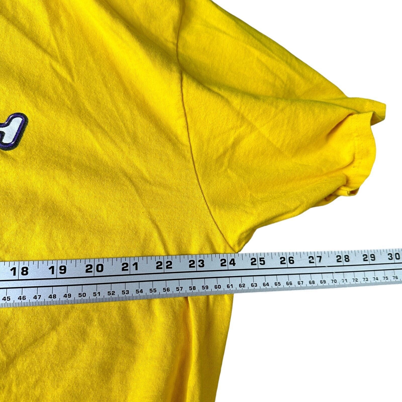 Nike Vintage Nike Swoosh T-Shirt Men XL Yellow 100% Cotton Size US XL / EU 56 / 4 - 6 Thumbnail