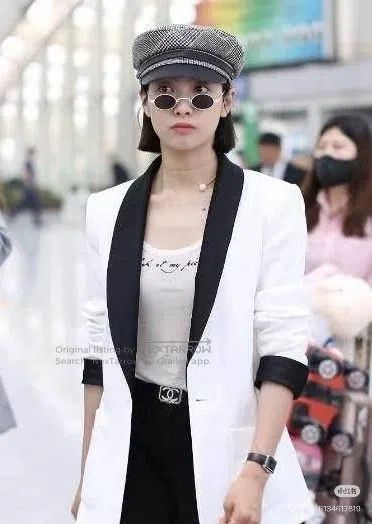 Chanel White and black suit jacket