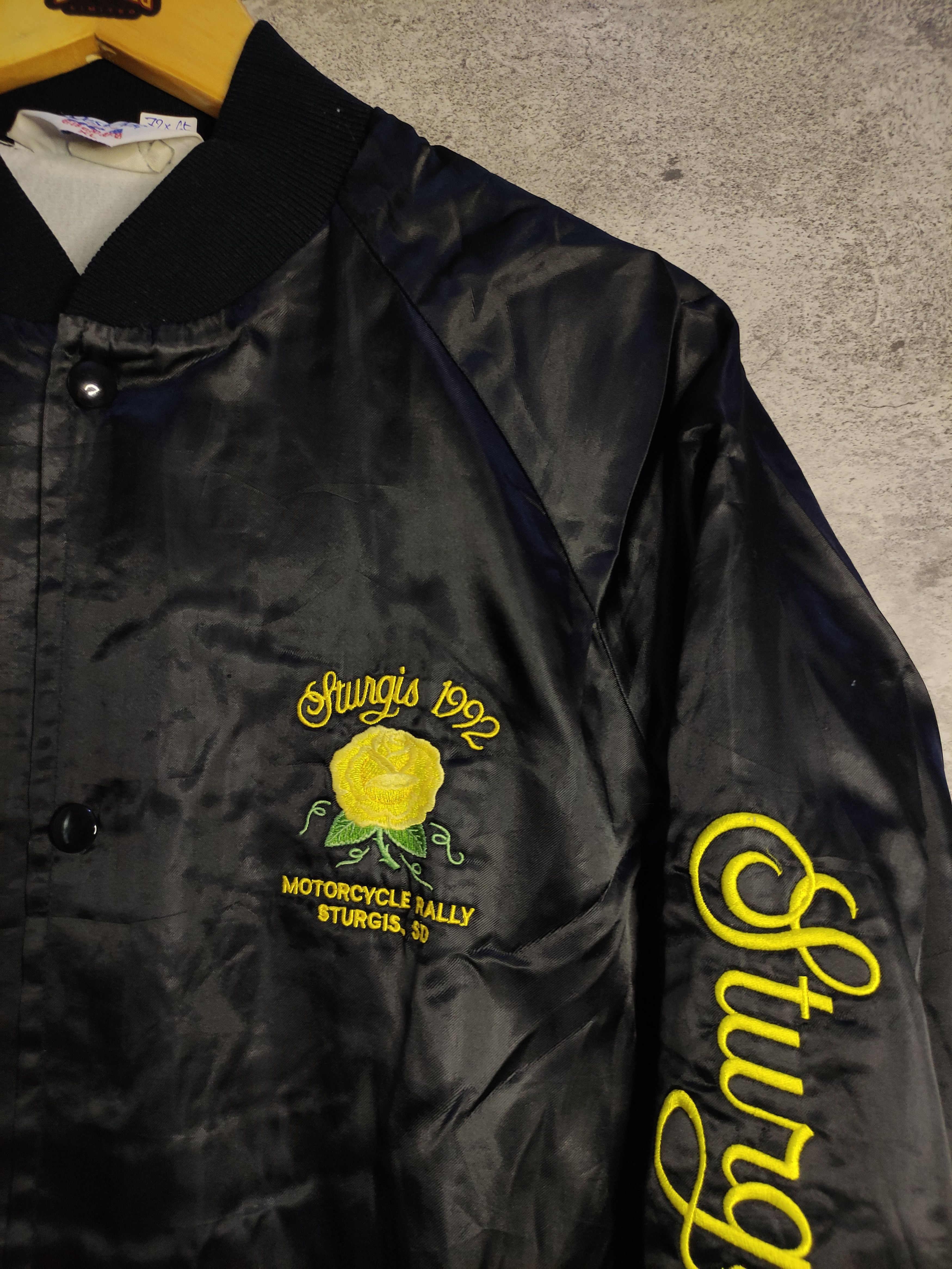Vintage Vintage bombers - Sturgis 1992 motorcycle rally Size US XL / EU 56 / 4 - 3 Thumbnail