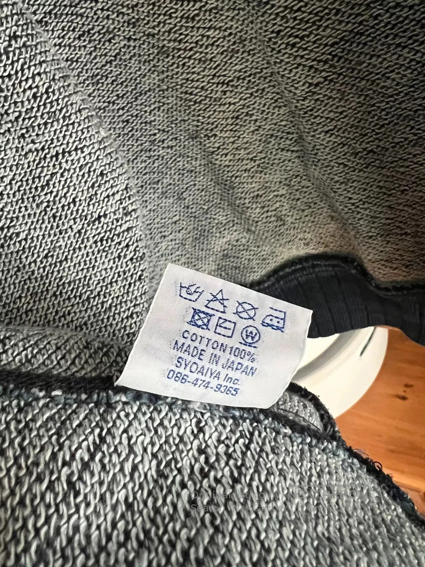 Pure Blue Japan pure blue japan indigo dyed sweatshirt jacket. Size US M / EU 48-50 / 2 - 8 Thumbnail