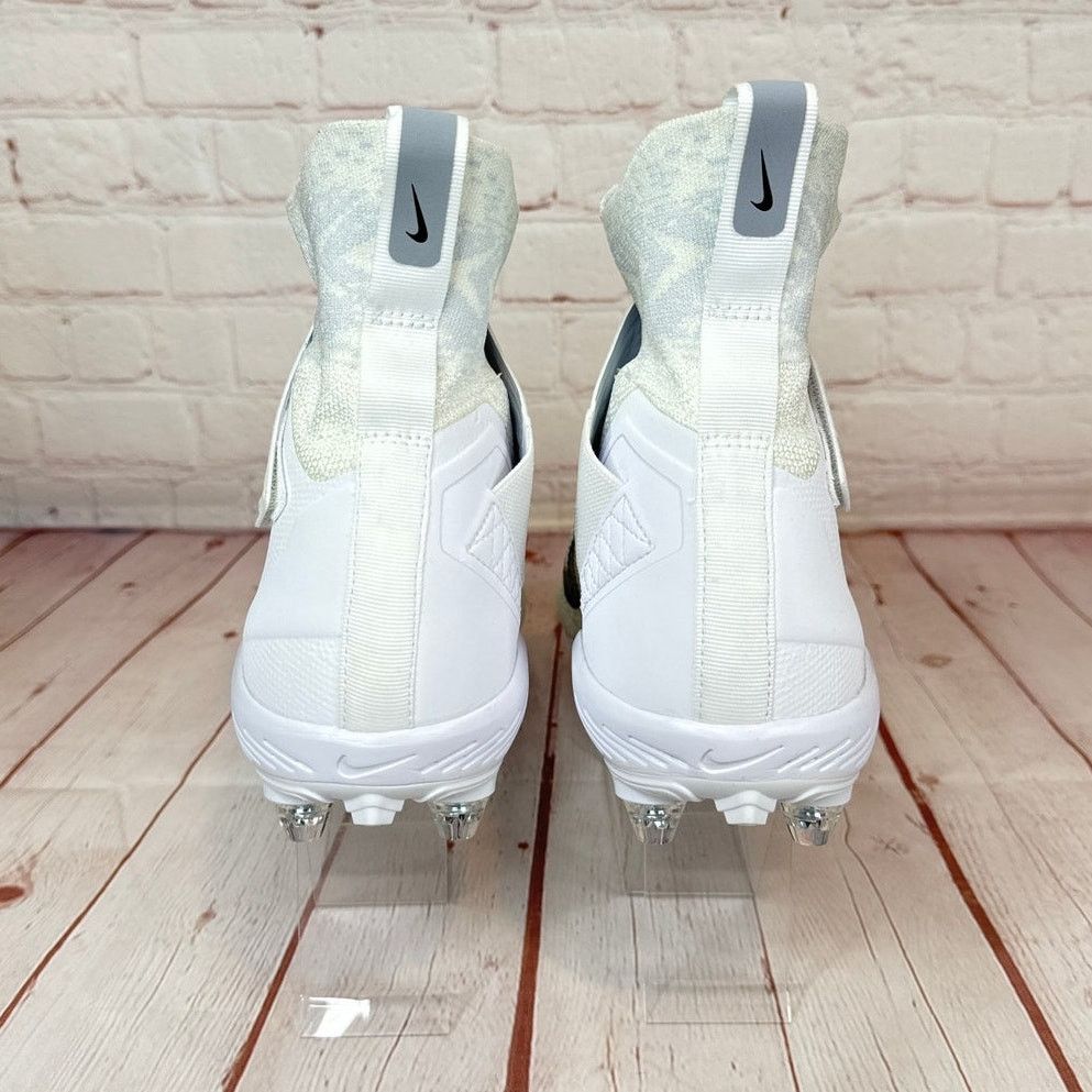 Nike Nike Alpha Menace Elite 2 Flyknit White Football Cleats Size US 11 / EU 44 - 9 Thumbnail