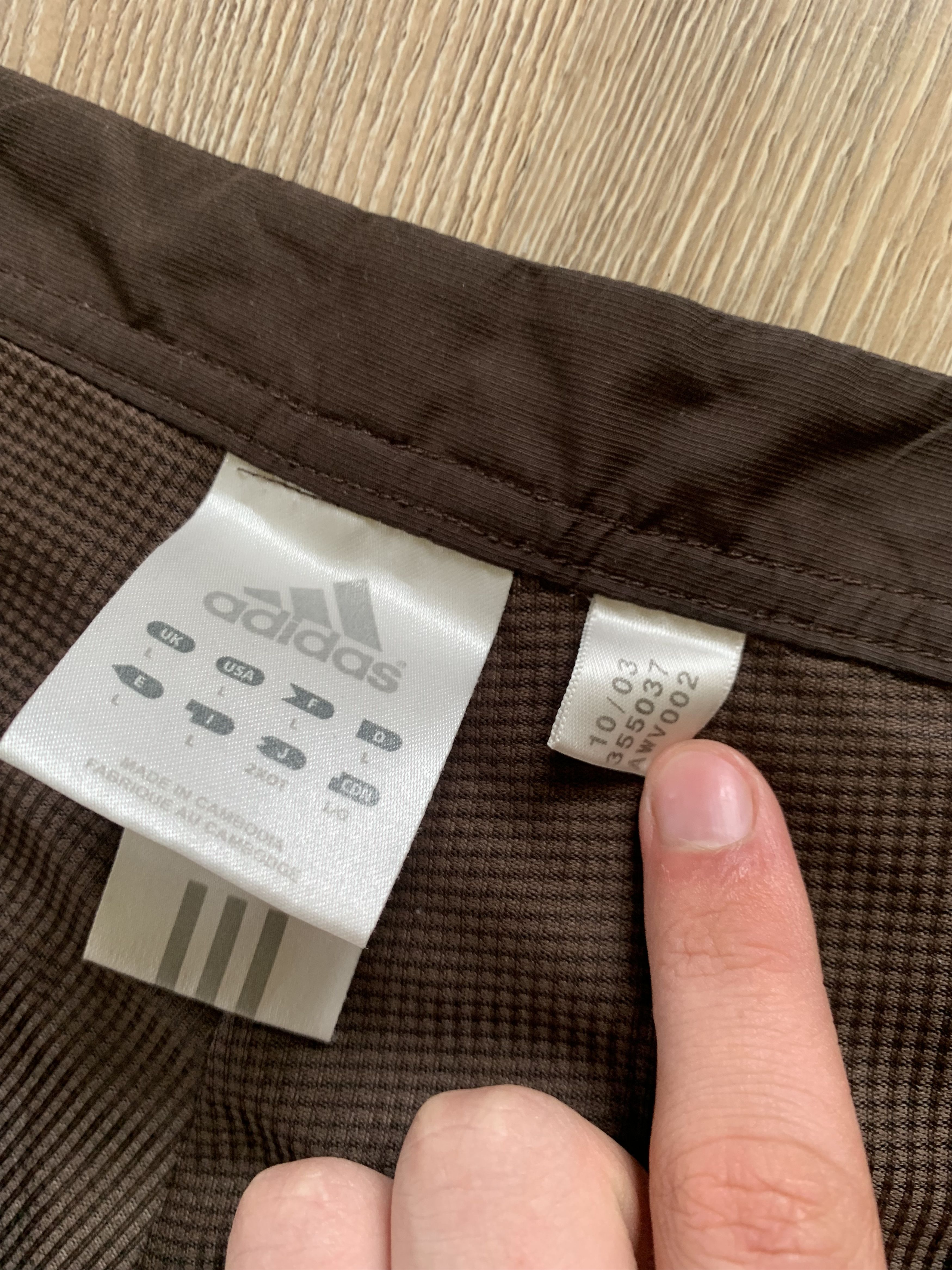 Adidas × Vintage Adidas Men’s Brown Vintage Track Pants 2003 Size US 34 / EU 50 - 6 Thumbnail