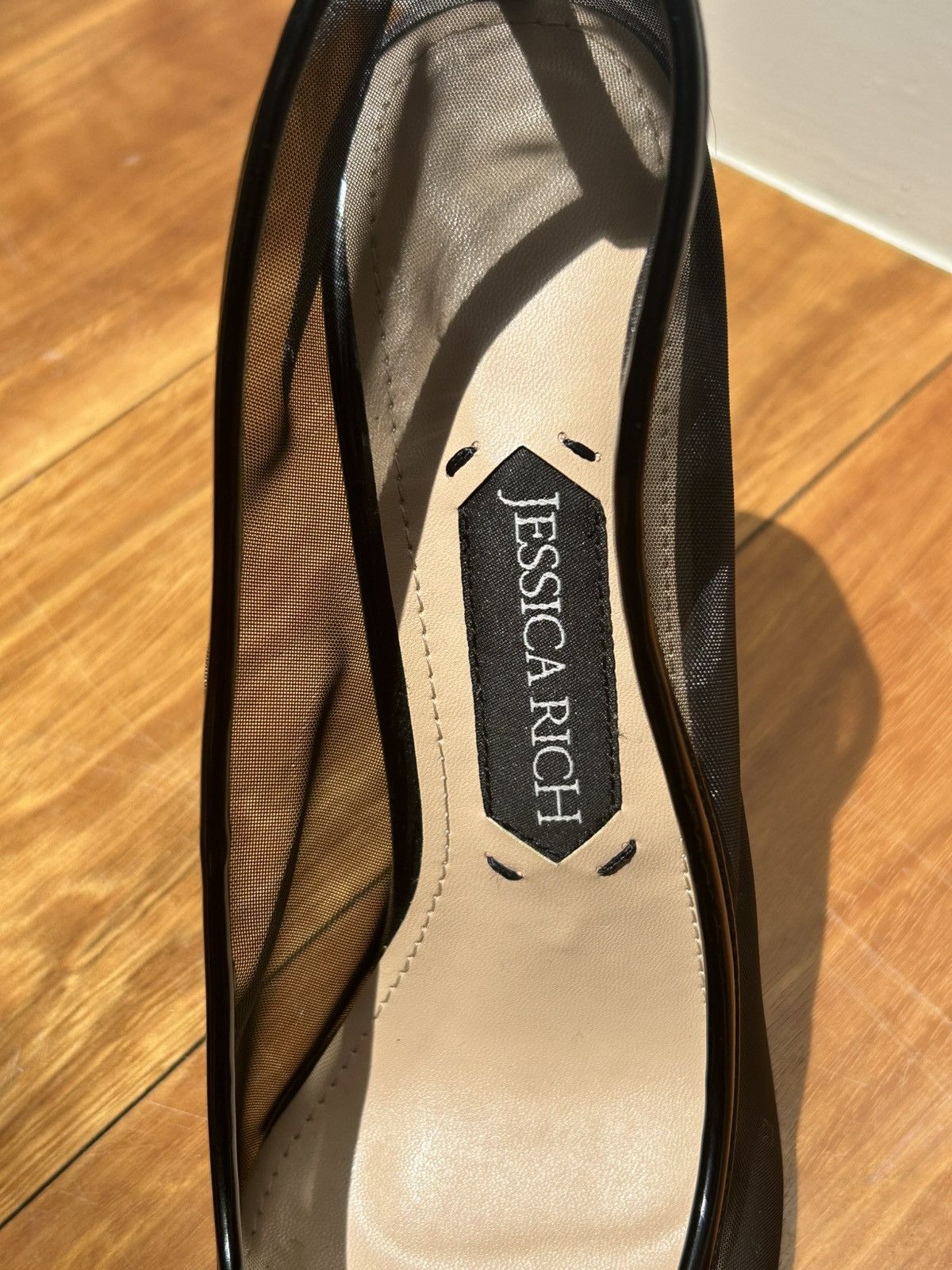 Other Black mesh Stiletto Noir by Jessica Rich Size US 11 / IT 41 - 2 Thumbnail