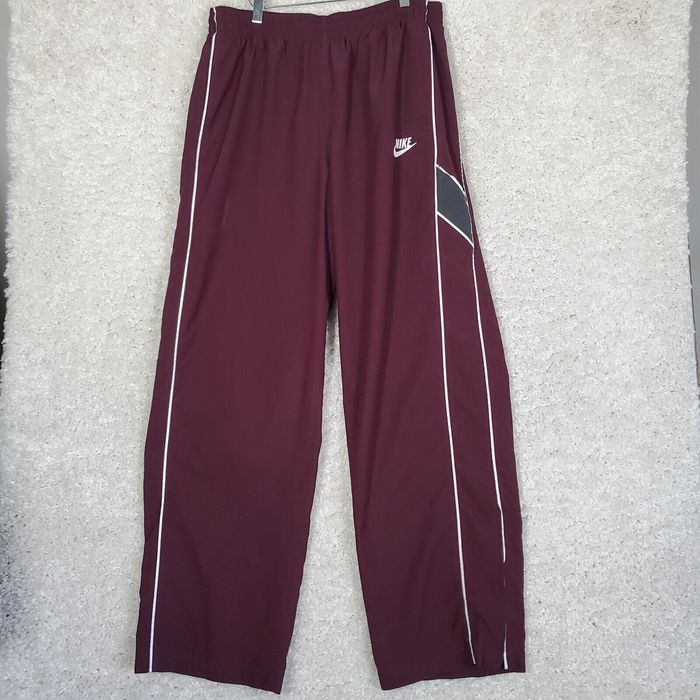 Nike Vintage Nike Track Pants Mens Extra Large Purple Mesh Linin Grailed