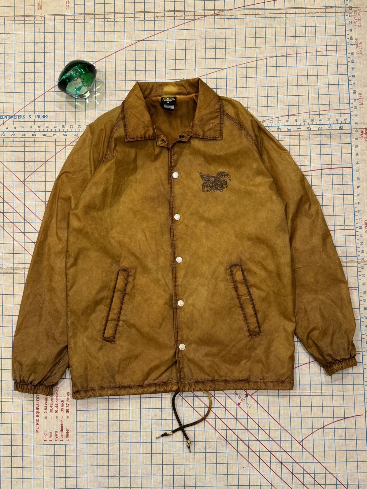 Loser Machine Company NWT Loser Machine Faded Brown Coaches Jacket Size Medium Size US M / EU 48-50 / 2 - 1 Thumbnail