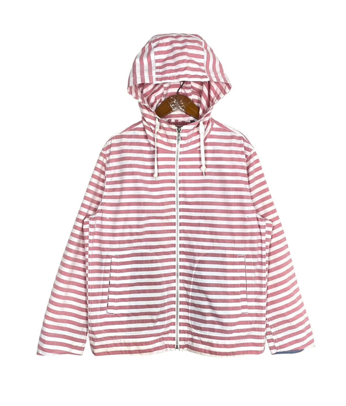 Uniqlo Rare‼️ Uniqlo Hoodie Stripe Size L / US 10 / IT 46 - 1 Thumbnail