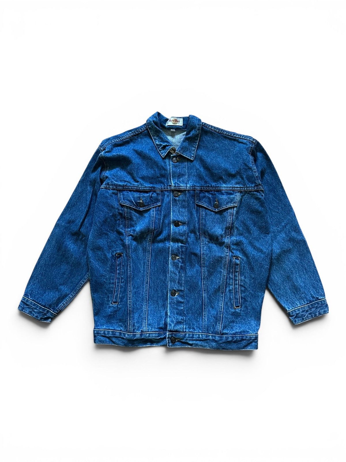 Hard Rock Cafe Hard Rock Cafe Bangkok Vintage Denim Jacket Save The Planet Size US S / EU 44-46 / 1 - 2 Thumbnail