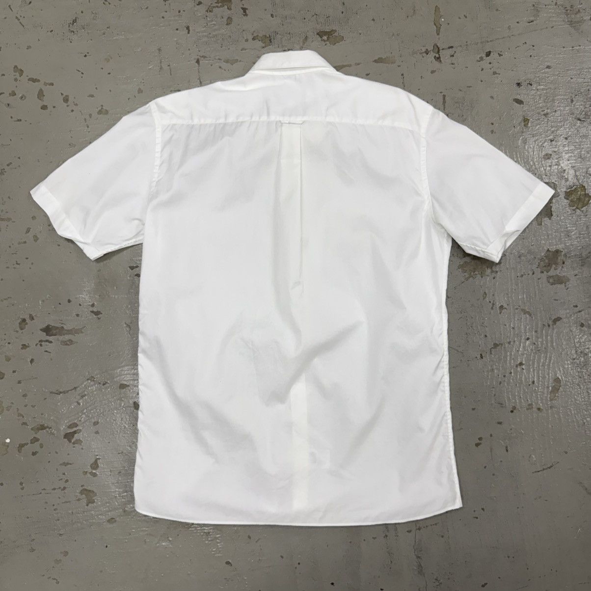 Maison Kitsune Kitsune White Margiela Style Button Up Poplin Shirt Size US L / EU 52-54 / 3 - 8 Thumbnail