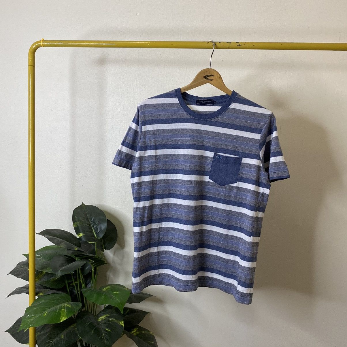 Kansai Yamamoto Kansai Yamamoto Homme Stripes T Shirt Size US M / EU 48-50 / 2 - 1 Thumbnail