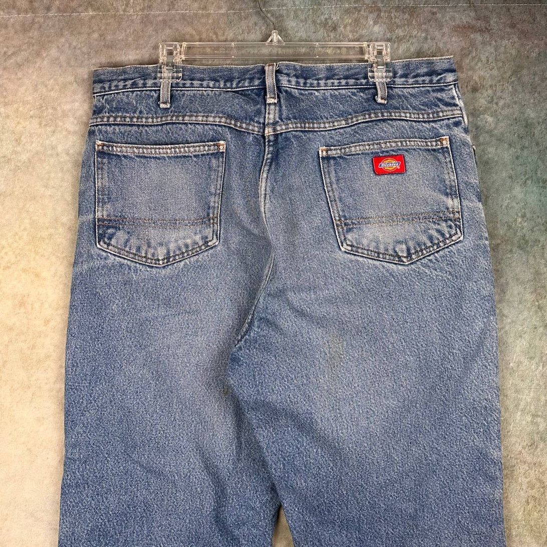 Dickies × Vintage Vintage Dickies Denim Jeans 38x30 Flannel Lined Workwear Size US 38 / EU 54 - 3 Thumbnail