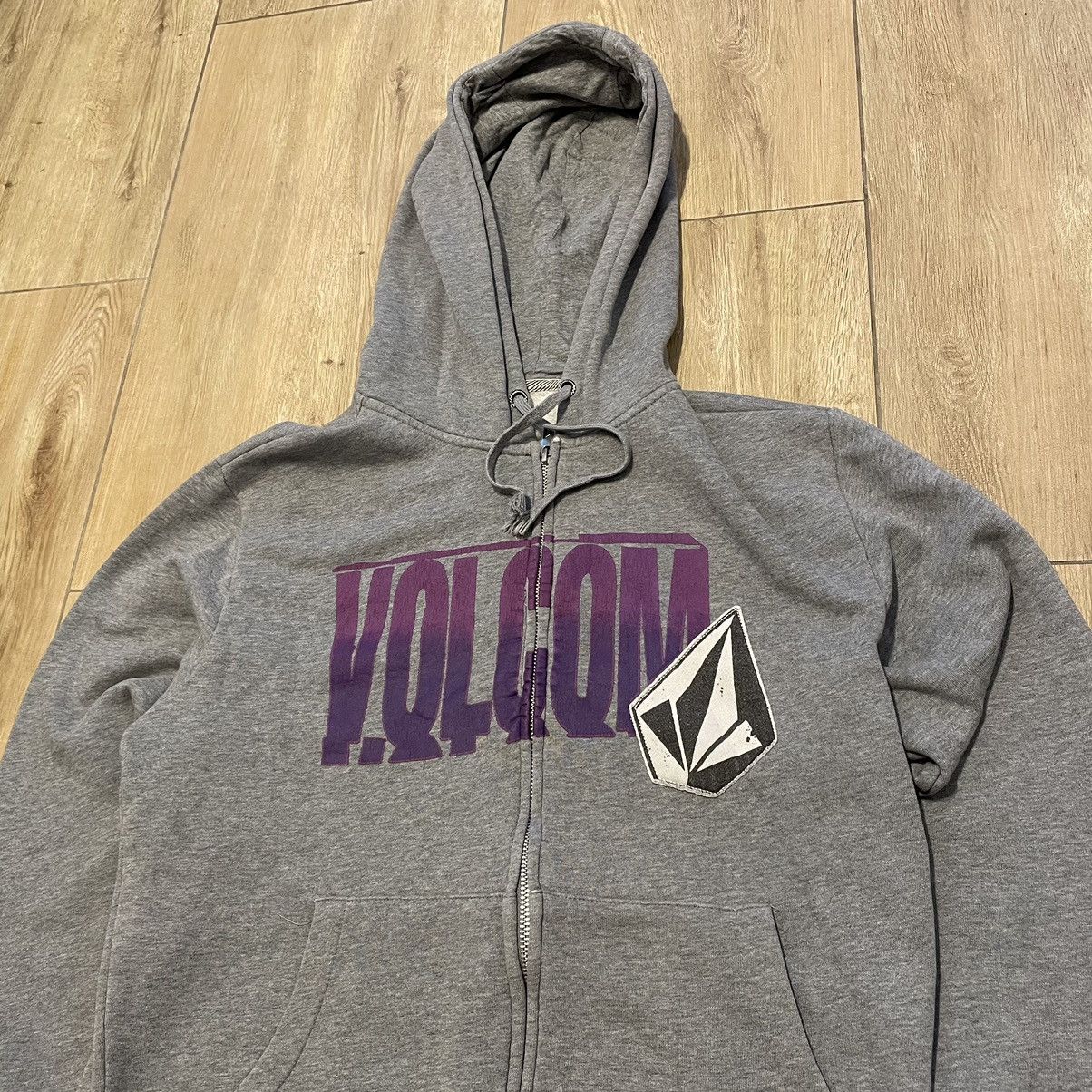 Other Vintage Volcom Y2k Style Basic Grey Full Zip Hoodie Size US S / EU 44-46 / 1 - 2 Thumbnail