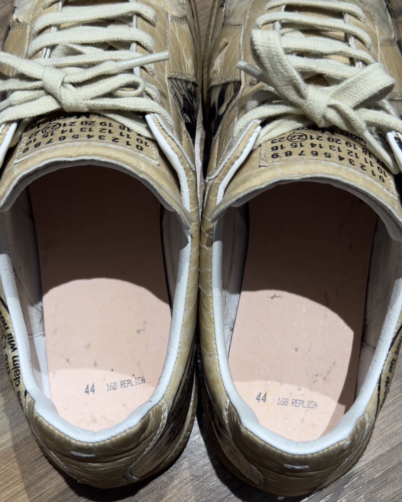 Maison Margiela Maison Margiela Natural Taped Gats Size US 11 / EU 44 - 7 Thumbnail