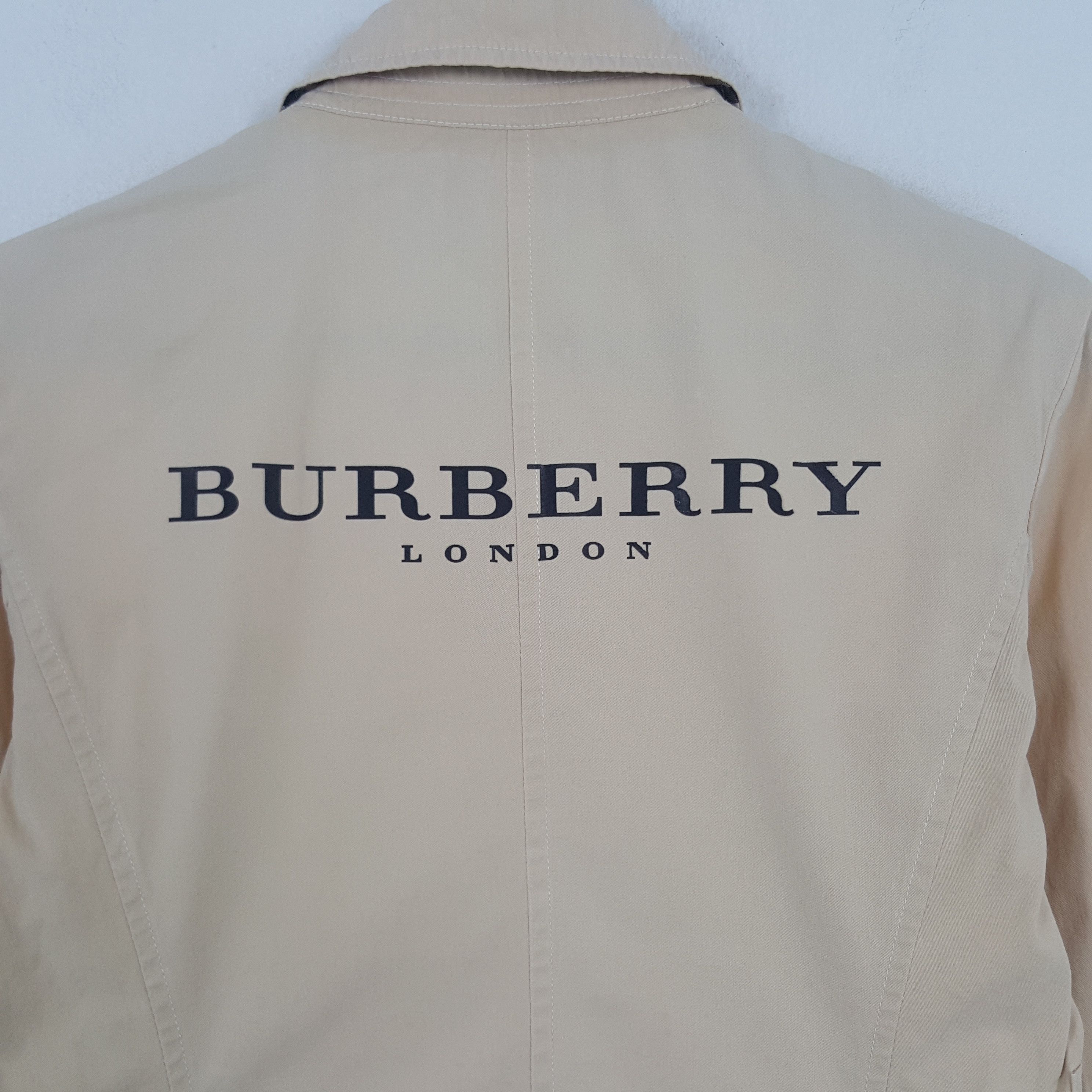 ジャケット・アウター BURBERRY London Vintage Burberry London Custom Art Zipper Jacket