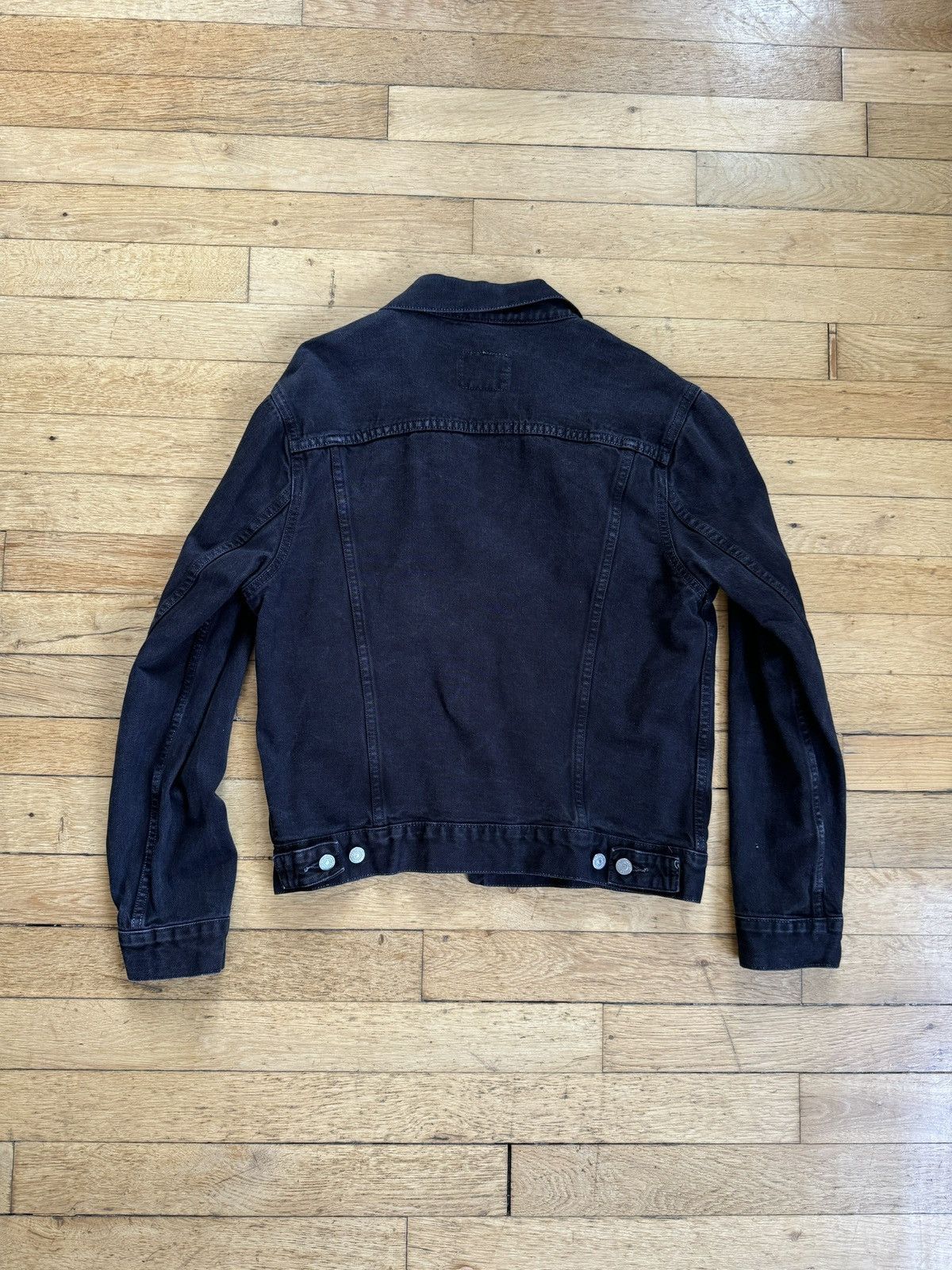 Polo Ralph Lauren Vintage Polo Ralph Lauren Black Denim Jacket Size US M / EU 48-50 / 2 - 2 Thumbnail