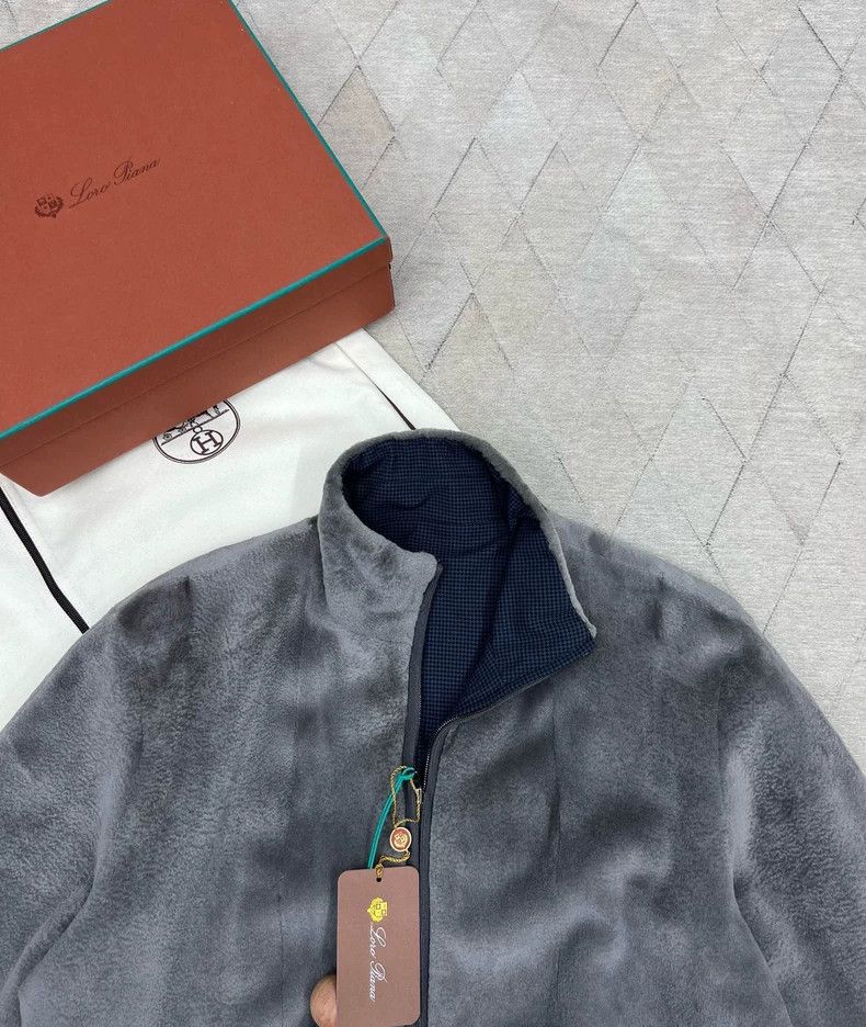 Loro Piana LORO PIANA size50 Men's double-sided mink fur Bomber jacket Size US M / EU 48-50 / 2 - 5 Thumbnail