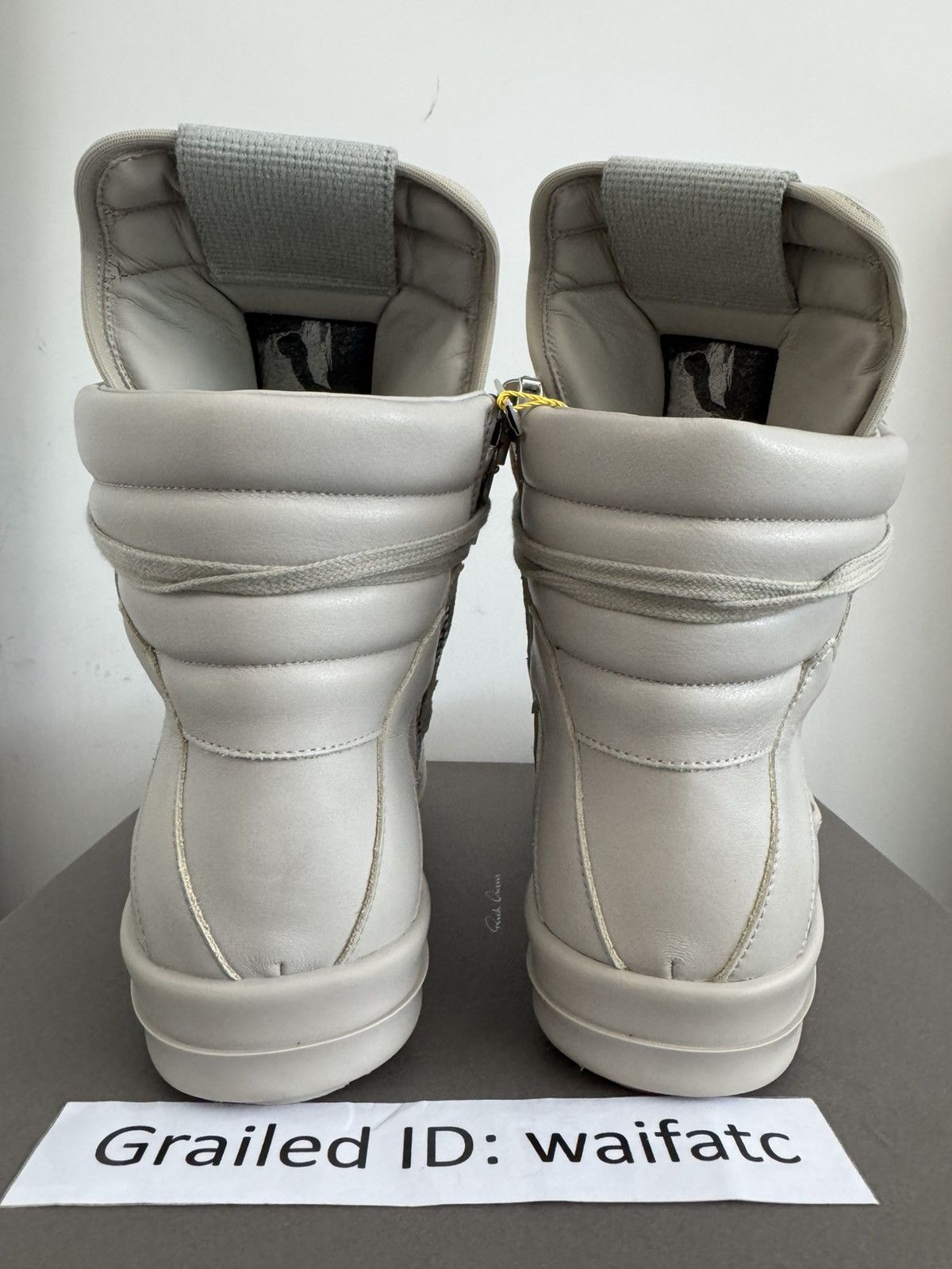 Rick Owens RICK OWENS LEATHER PEARL GEOBASKETS Size US 9 / EU 42 - 5 Thumbnail