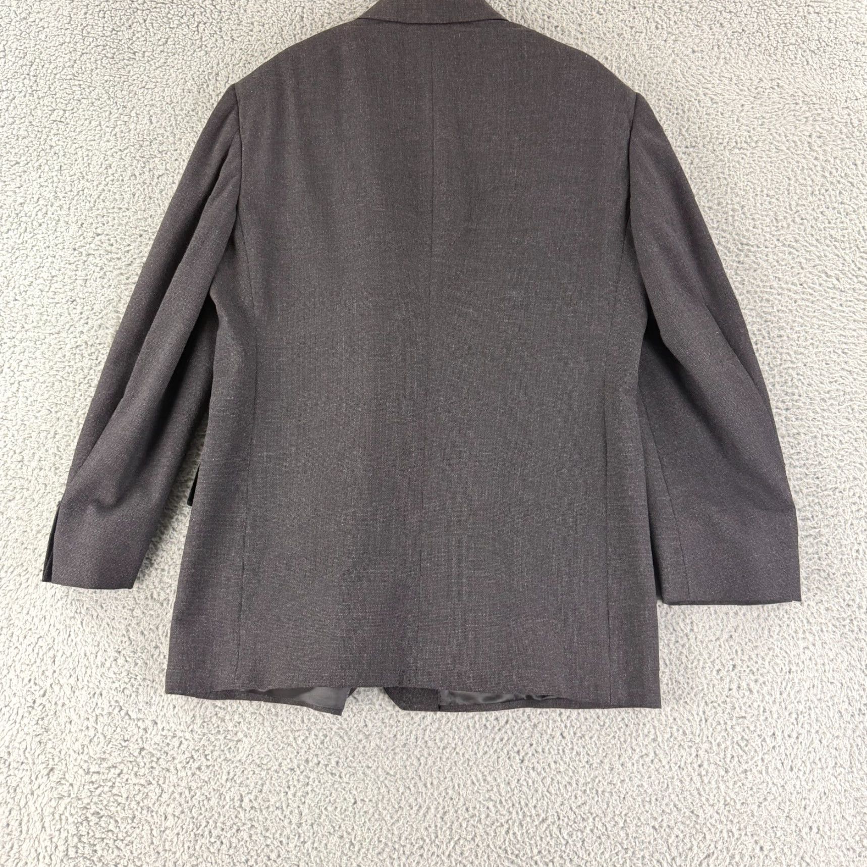 Brooks Brothers Brooks Brothers Blazer Jacket Mens 44R Gray Wool Nylon Made in Italy Size 44R - 6 Thumbnail