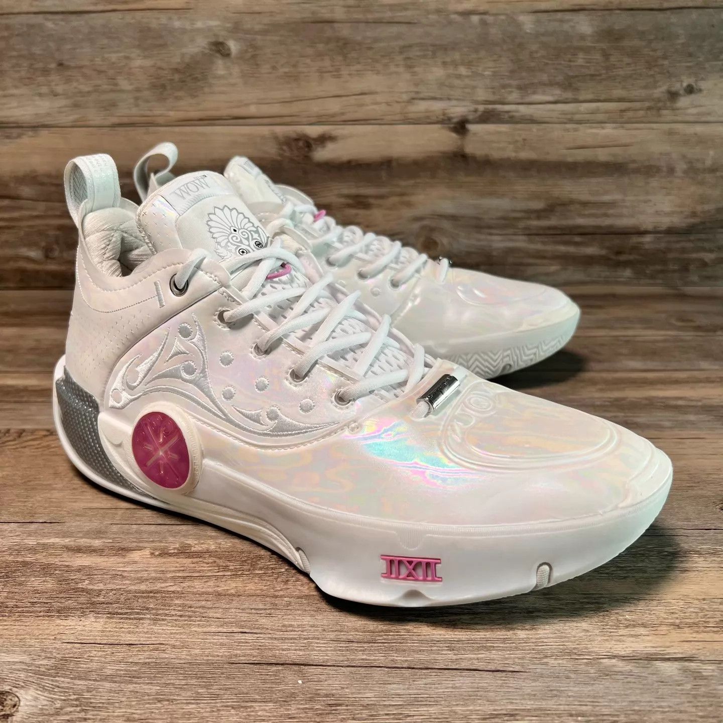 Li-Ning LI-NING Wow 12 Sculpture White 45 Size US 12 / EU 45 - 2 Thumbnail