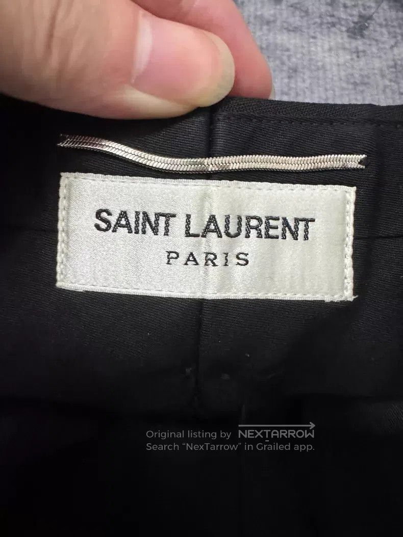 Saint Laurent Paris Saint Laurent Paris Lambswool side with sequin diamond stu Size US 28 / EU 44 - 6 Thumbnail