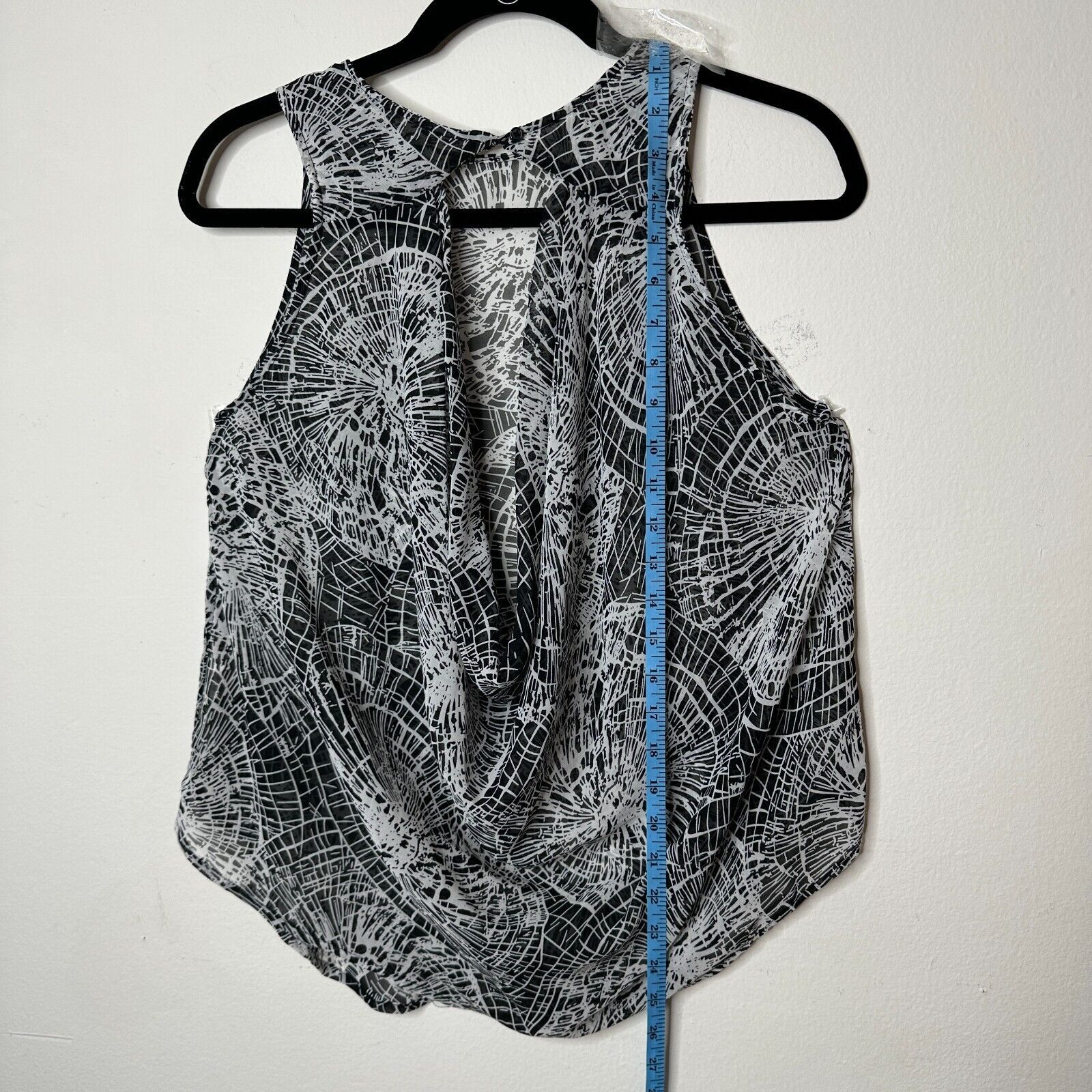Other Ovi Black White Circle Design Keyhole Sleeveless Blouse S Size S / US 4 / IT 40 - 9 Thumbnail