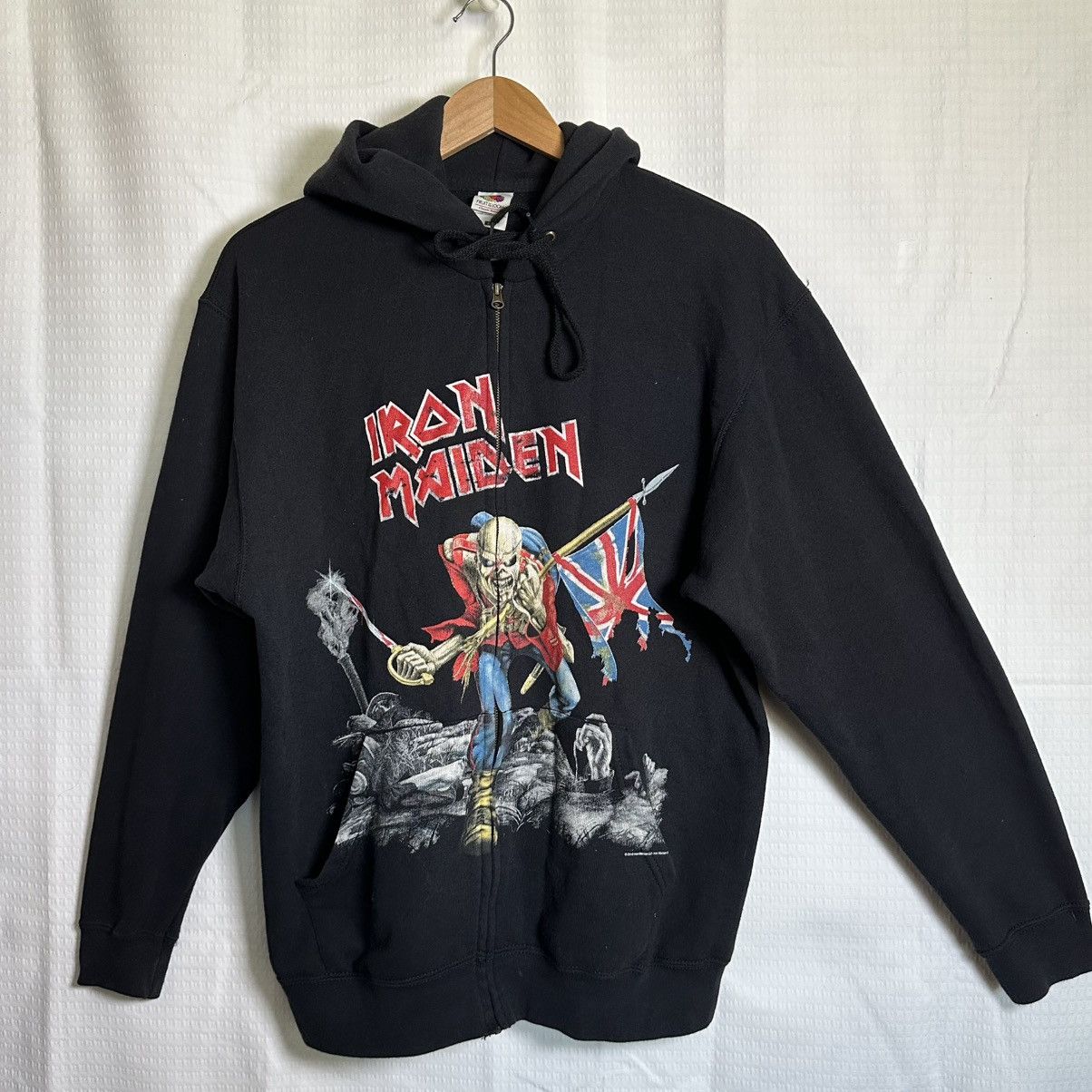 Iron Maiden VTG Iron Maiden Bootleg Hoodie Grim Reaper Canadian Flag L Size US L / EU 52-54 / 3 - 2 Thumbnail