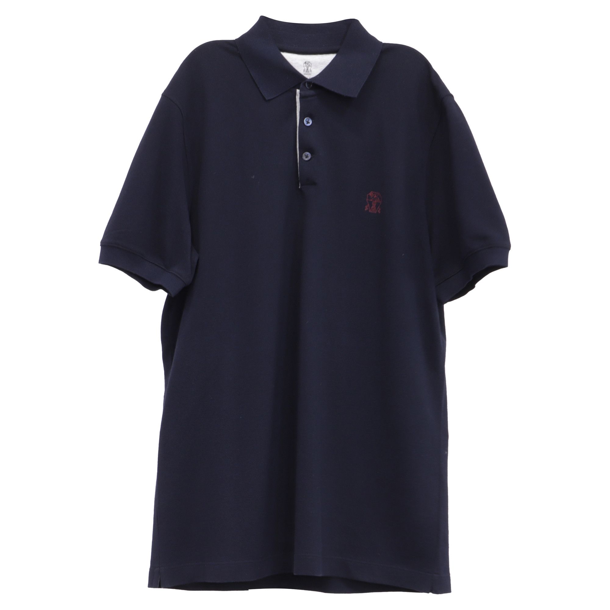 Brunello Cucinelli Brunello Cucinelli Logo-Embroidered Short Sleeve Polo Shirt Size US XS / EU 42 / 0 - 1 Thumbnail