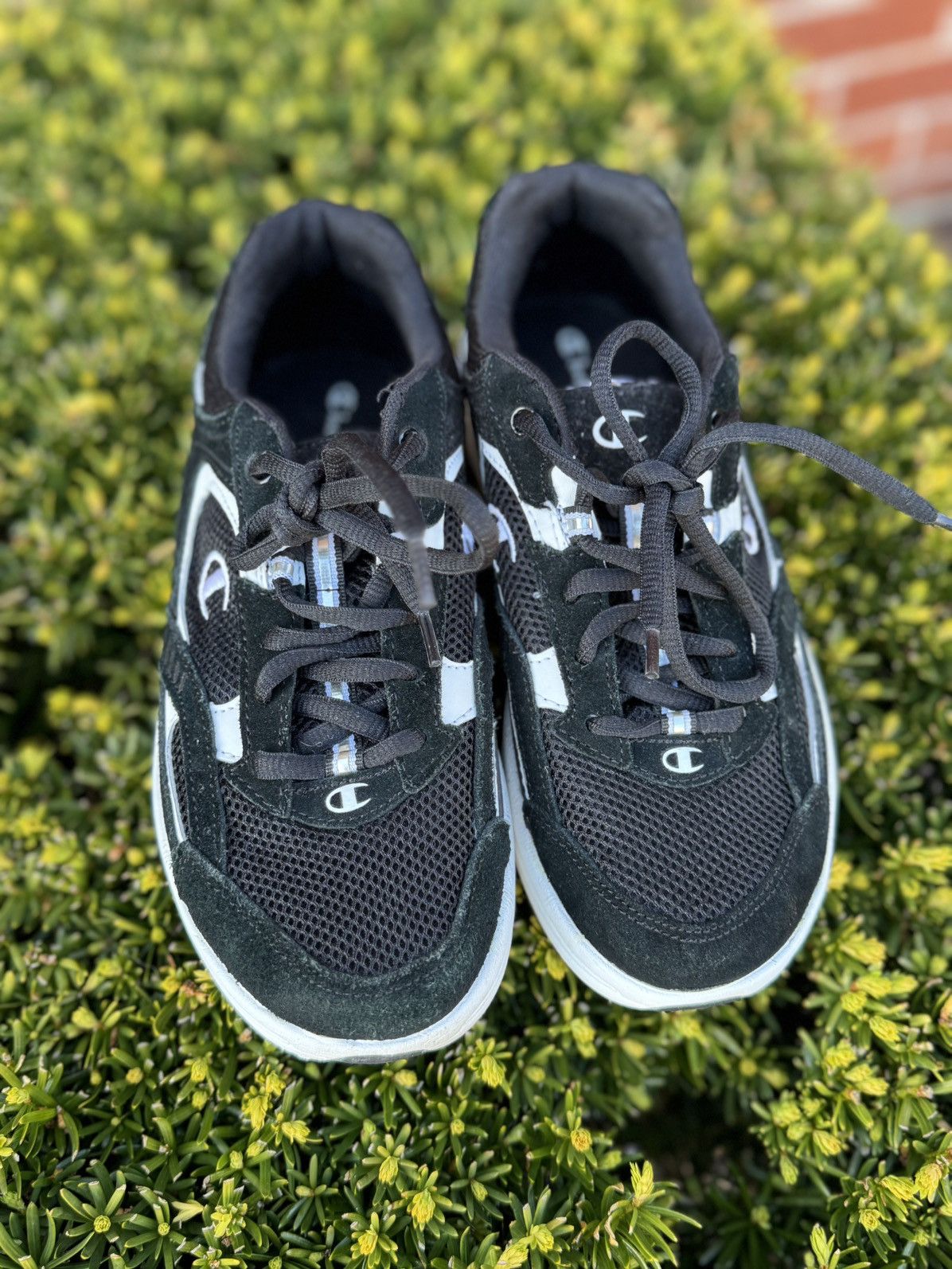 Champion CHAMPION Women’s Size 6.5, Euro 38 Black/White Platform Size US 6.5 / IT 36.5 - 4 Thumbnail