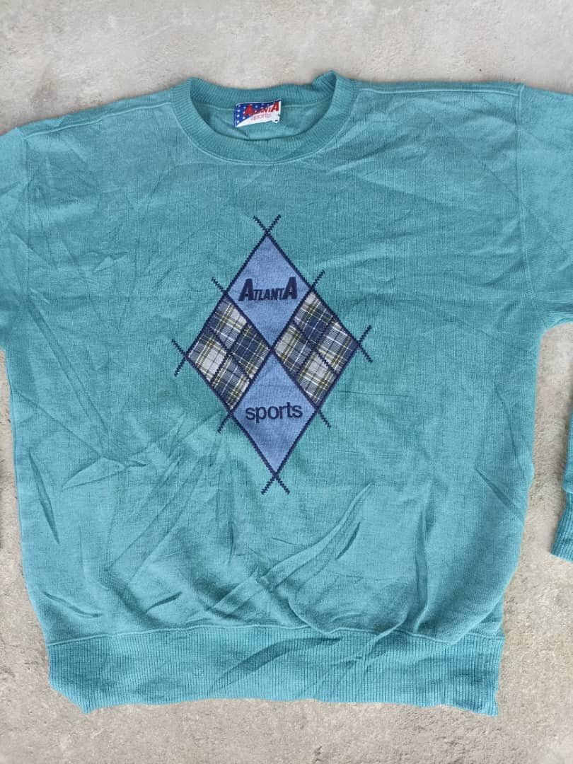 Japanese Brand Vintage Sweatshirt Atlanta Sport Size US M / EU 48-50 / 2 - 5 Thumbnail