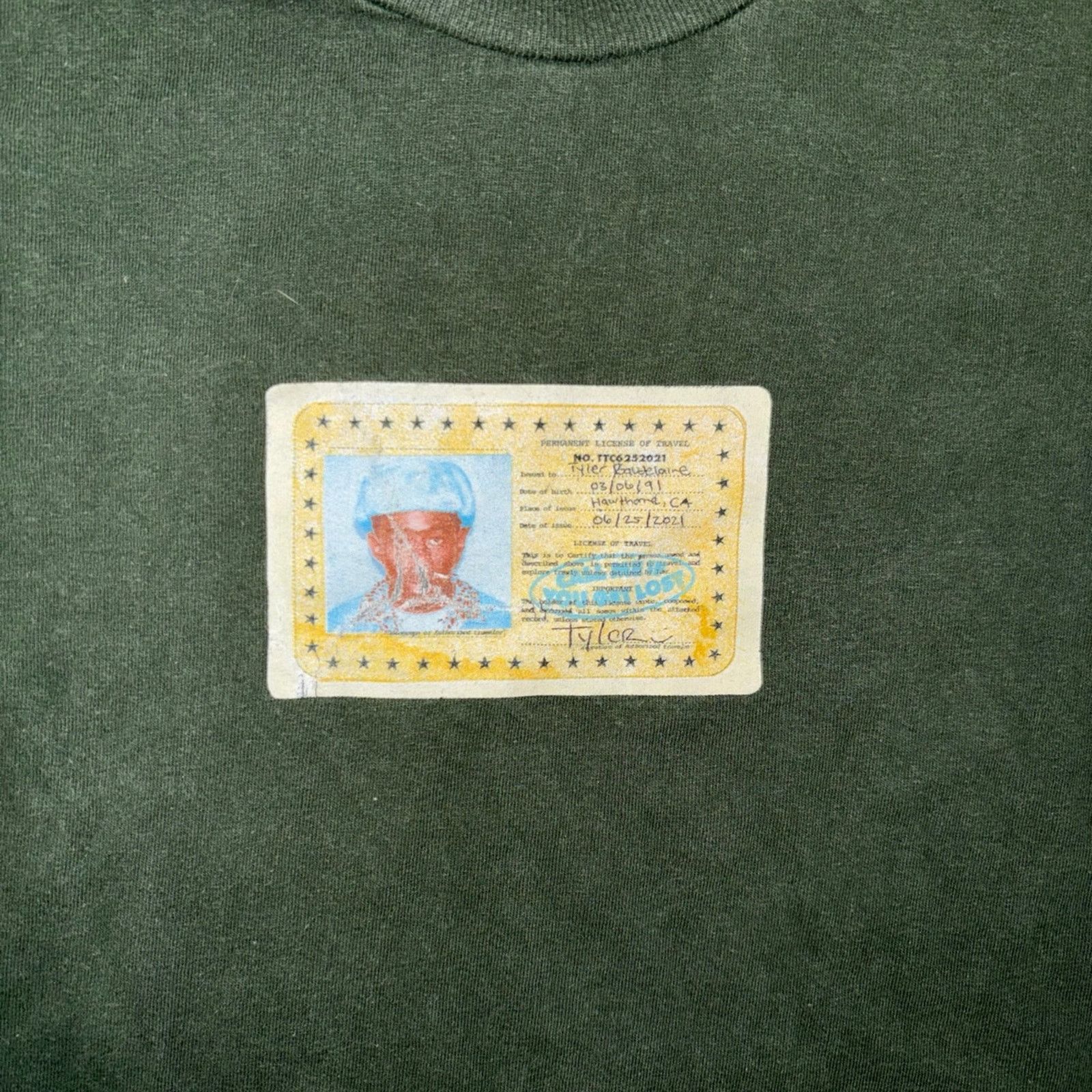 Golf Wang Tyler the Creator golf Wang 2022 tour shirt size large olive Size US L / EU 52-54 / 3 - 2 Thumbnail