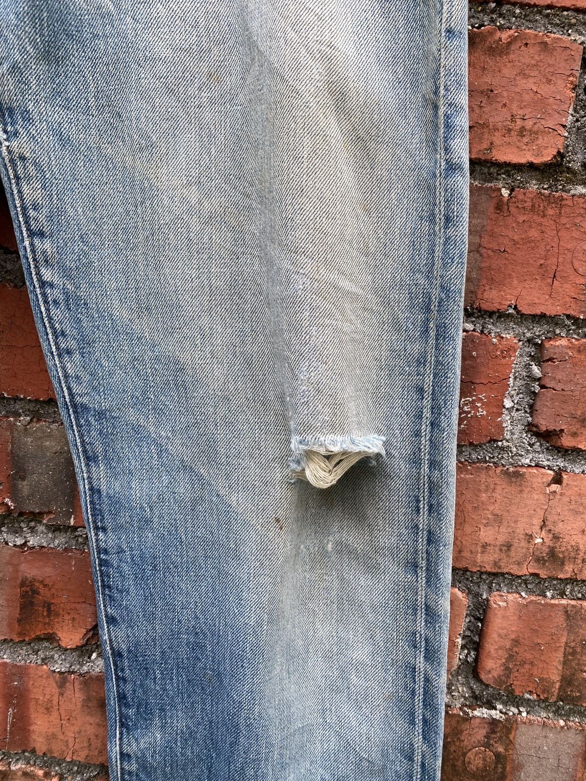 Levi's Vintage Clothing W32x34.5 Vintage levi's 501 redline big E distressed denime Size US 32 / EU 48 - 3 Thumbnail