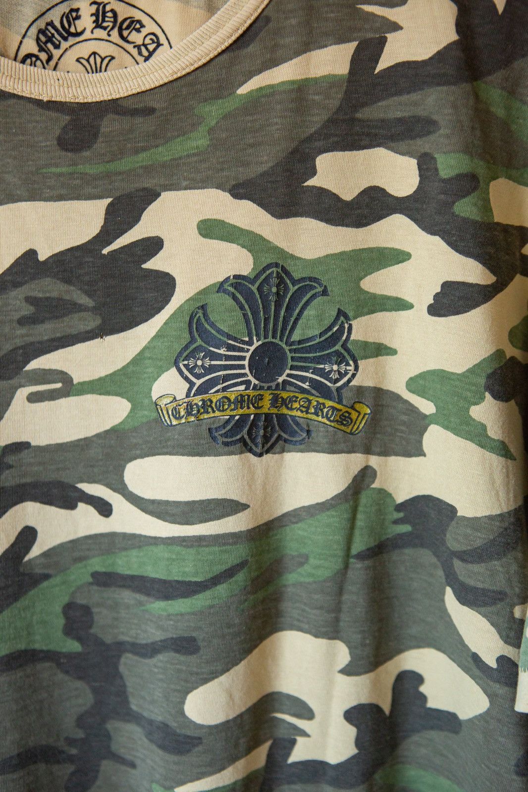 Chrome Hearts 🔥 CHROME HEARTS VINTAGE CAMO TEE T SHIRT SINGLE STITCH XL Size US XL / EU 56 / 4 - 5 Thumbnail