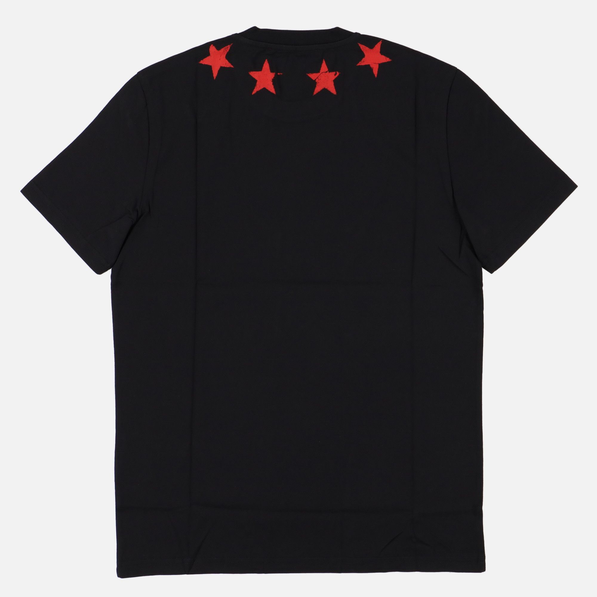 Givenchy Black and Red Cracked Stars T-Shirt Size US S / EU 44-46 / 1 - 9 Thumbnail
