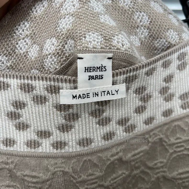 Hermes Hermes Geometric Pattern Jacquard High-waisted Short Skirt Size 42" / US 20 - 4 Thumbnail
