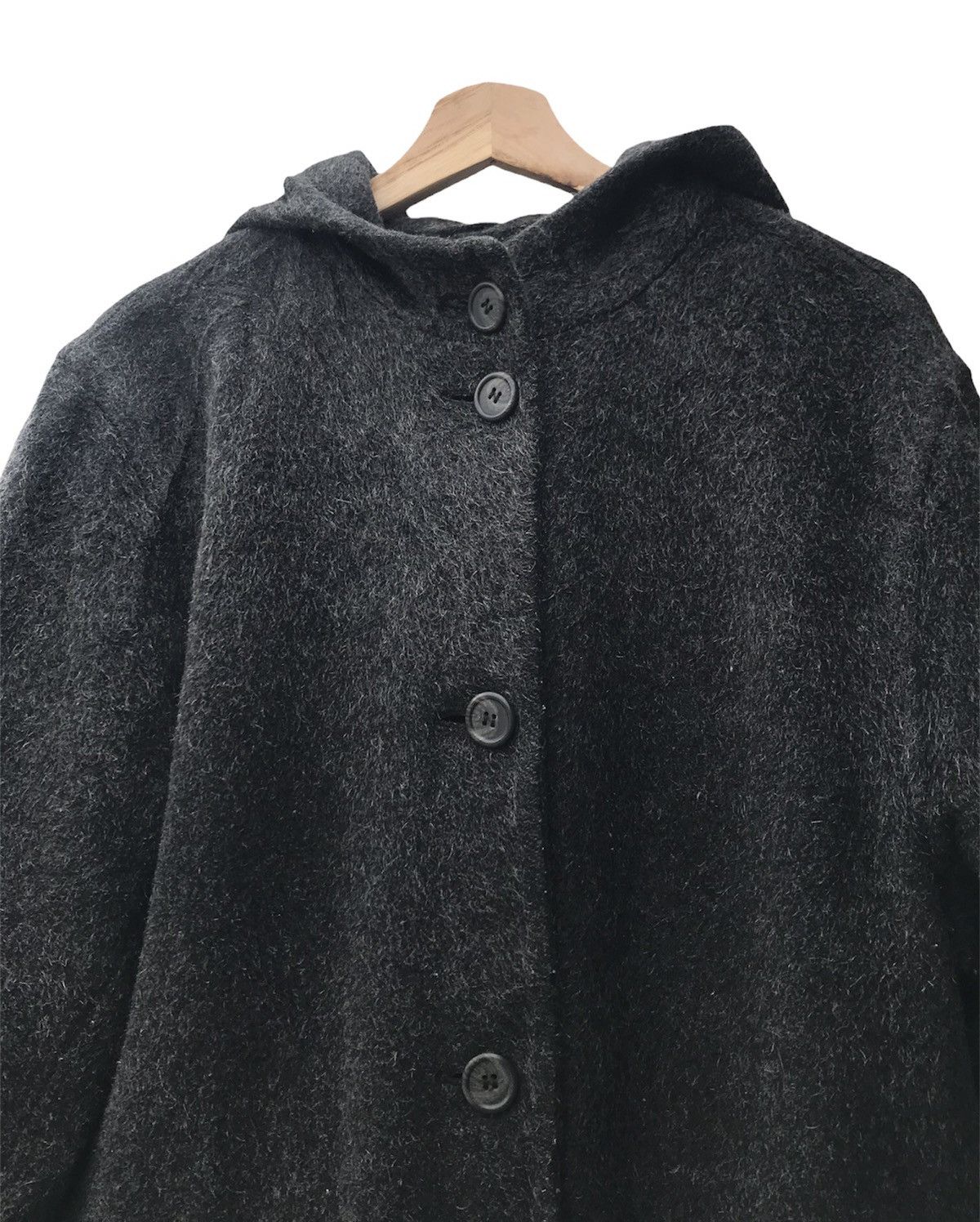 J.Crew Vintage J.Crew Alpaca Mohair Hoodie Coat Size US M / EU 48-50 / 2 - 5 Thumbnail