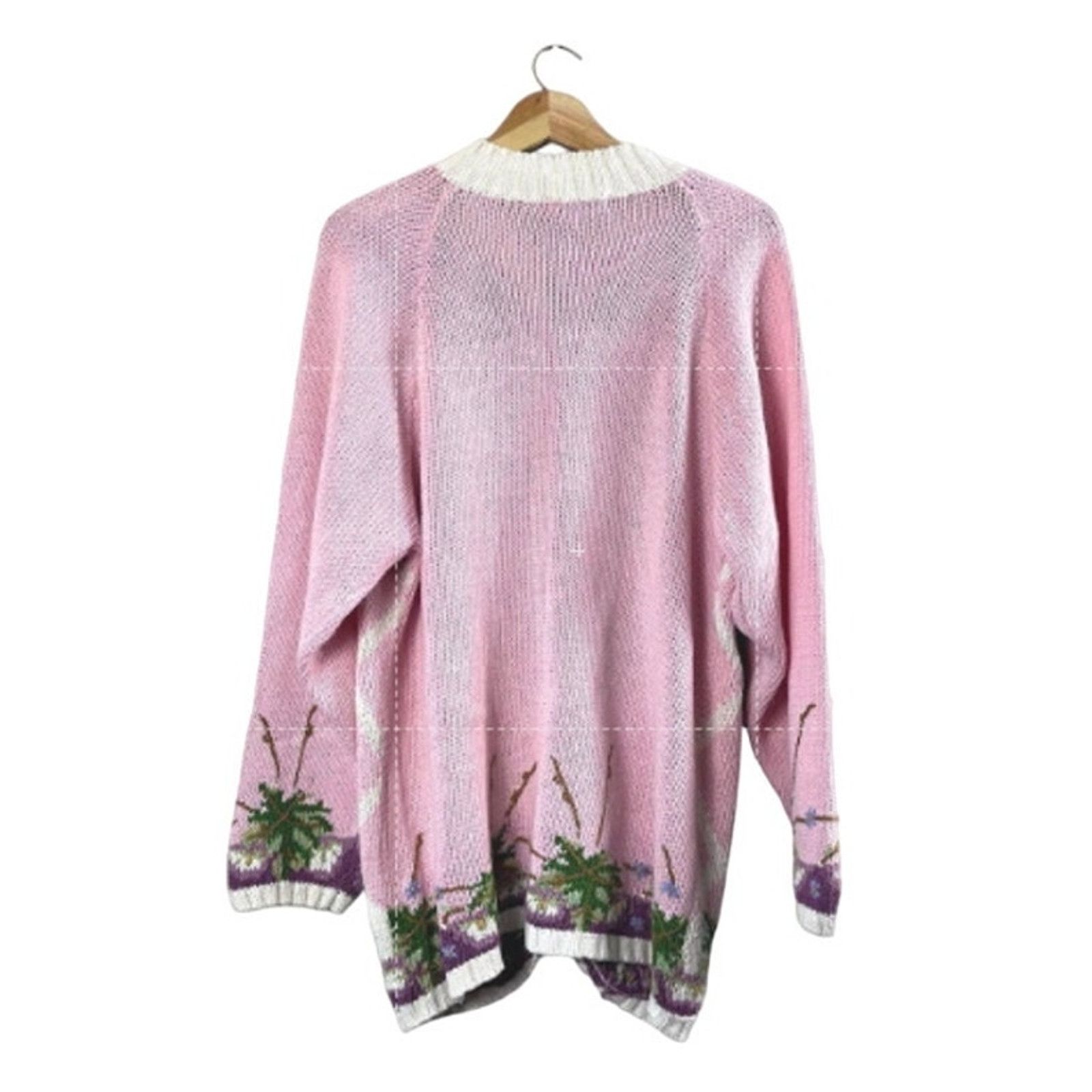 Vintage Vintage Women's Ramie Jennifer Reed Cardigan L Size L / US 10 / IT 46 - 2 Thumbnail