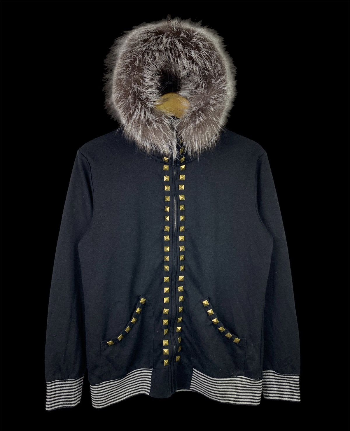 archive semanticdesign fur hoodie jacket