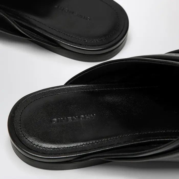 Givenchy o1w1db10325 Twist Mule in Black Size US 6.5 / IT 36.5 - 5 Thumbnail