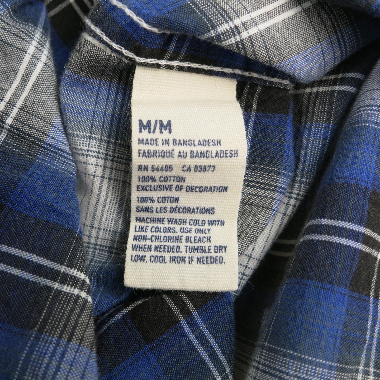 American Eagle Outfitters American Eagle Vintage Fit Plaid Snap-Up Shirt Medium Size US M / EU 48-50 / 2 - 6 Thumbnail