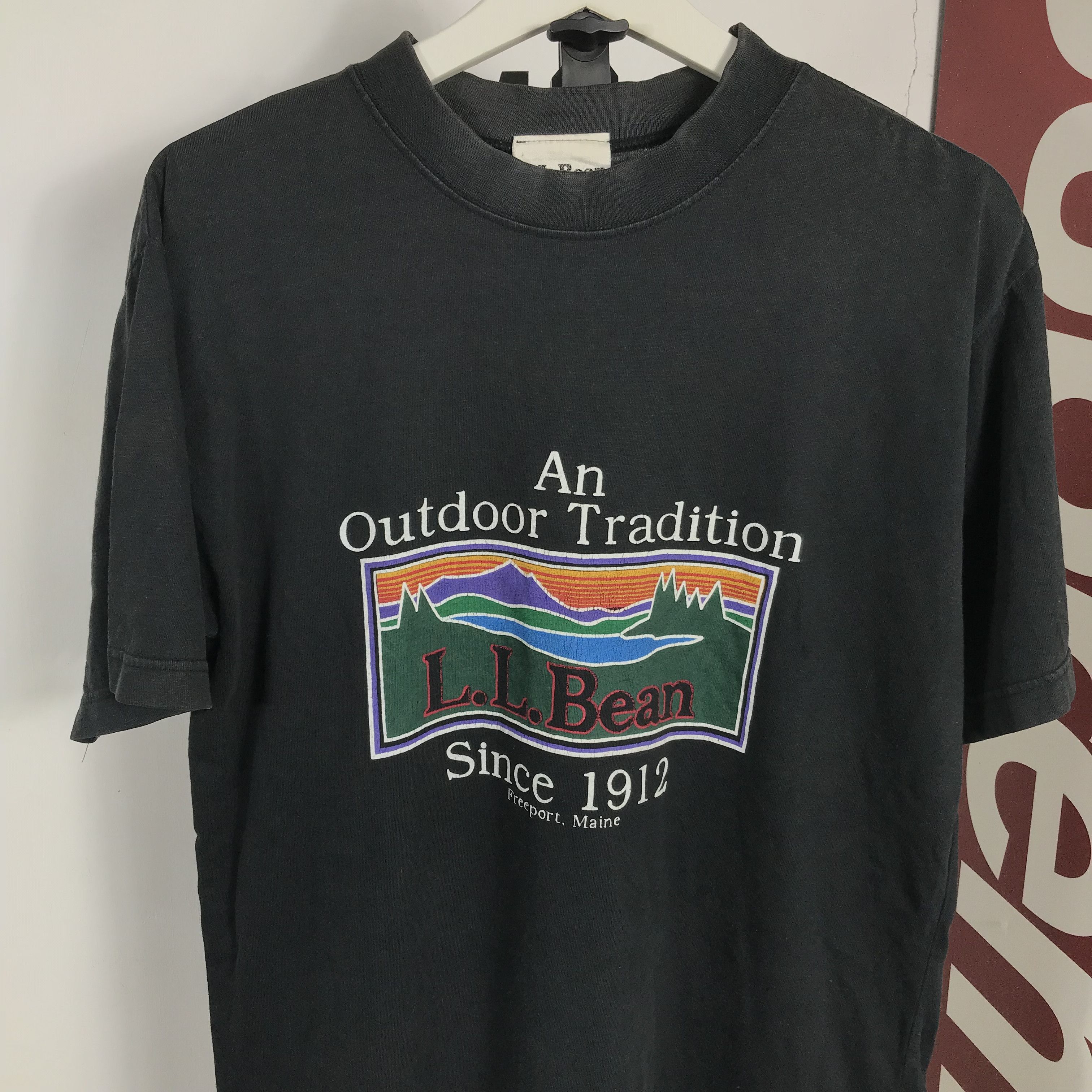 L.L. Bean Vintage sunfaded LL BEAN OG logo tee Size US M / EU 48-50 / 2 - 3 Thumbnail